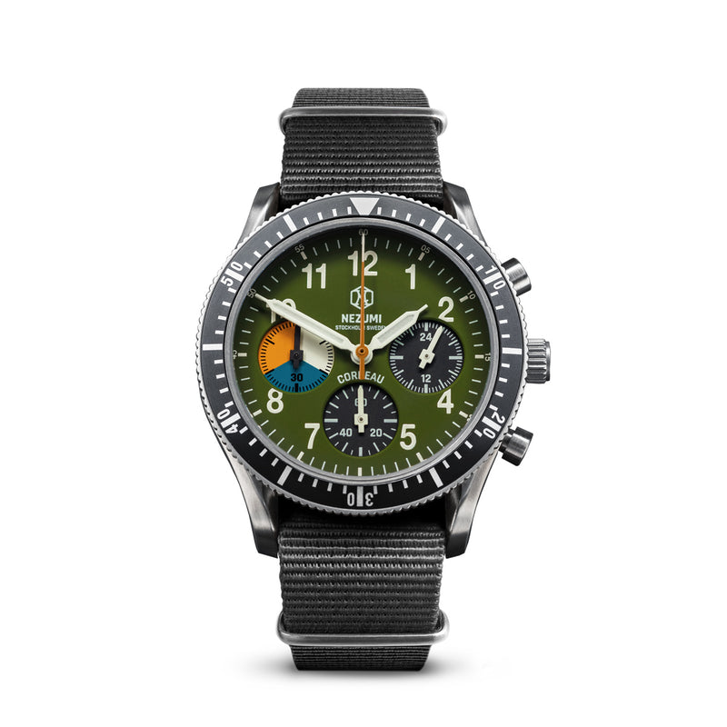 Aviator chronograph watch