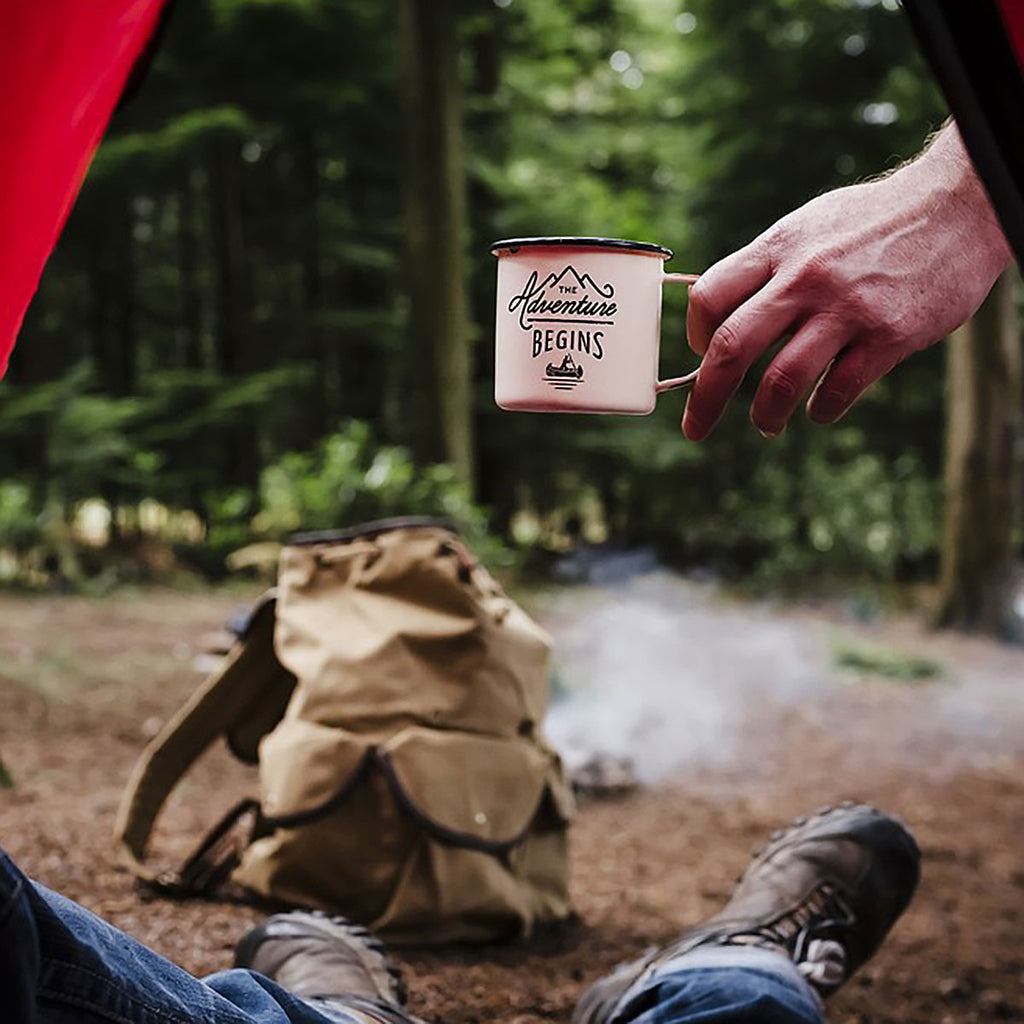 Enamel Mug - The Adventure Cream Color
