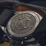 Corbeau watch with nato strap by Nezumi Studios