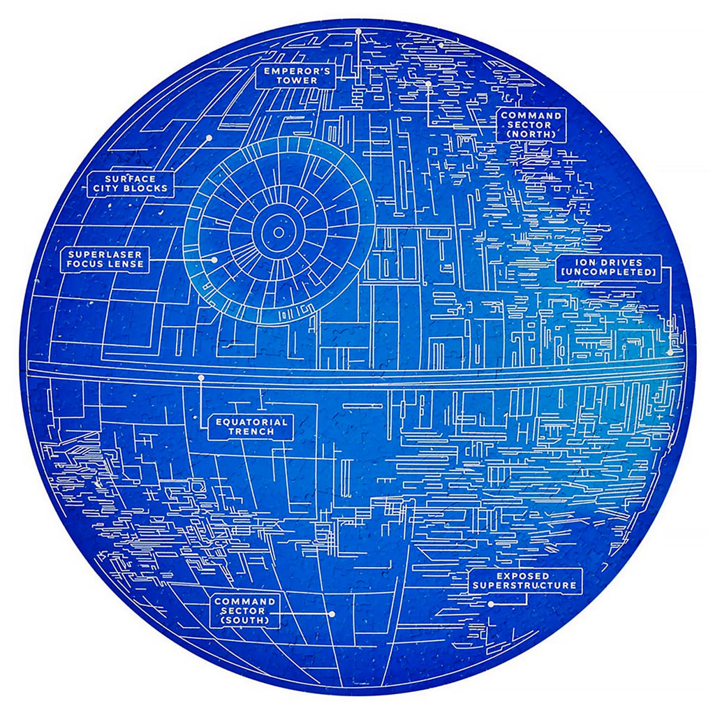 Star Wars Jigsaw Puzzle - Death Star Double Sided 1000 Pieces