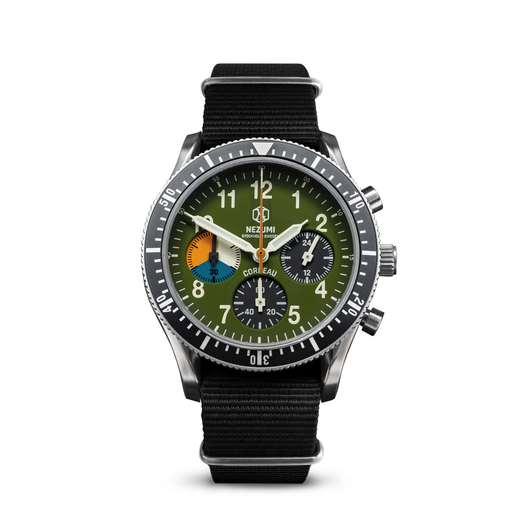Aviator chronograph watch