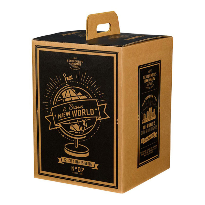 Globe With LED City Lights