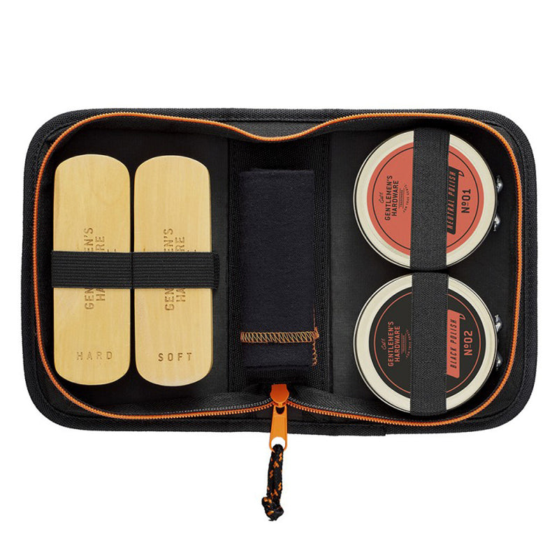 Small Shoe Shine Travel Kit